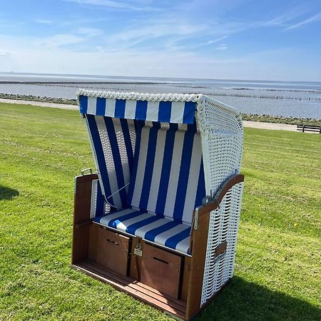 Fewo Schröder - BUDE 63a - mit Strandkorb am Meer Westerdeichstrich Exterior foto